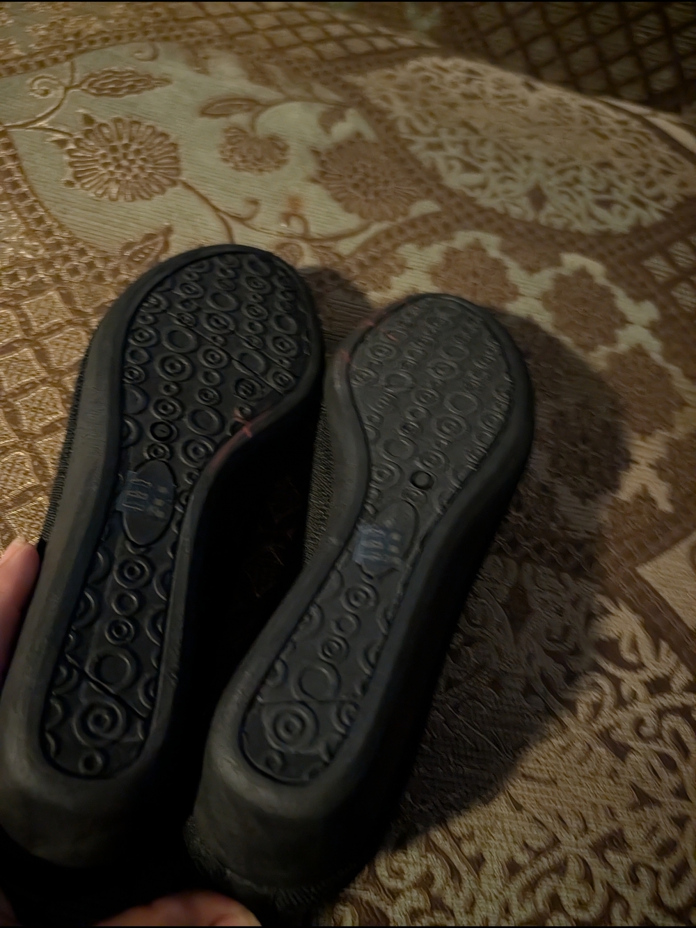 CL by Laundry Black Ballet Flats with Bow Accent - Picture 5 of 7